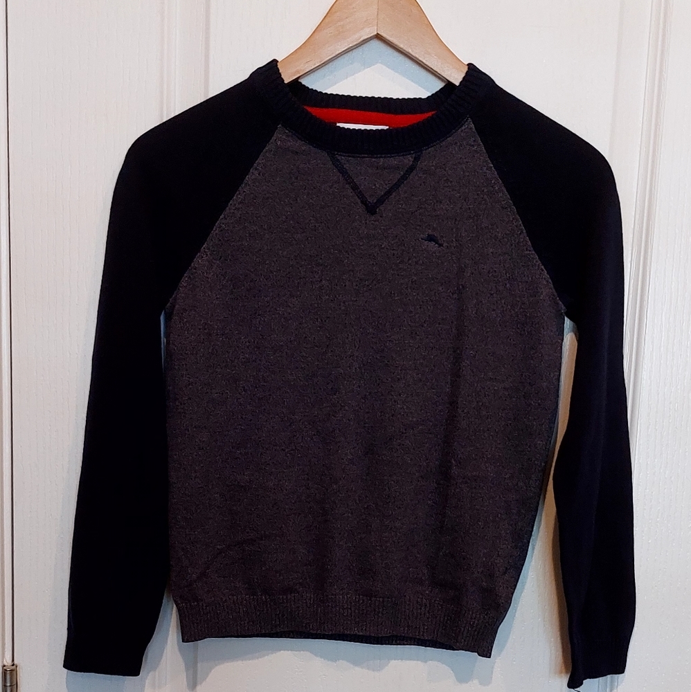 Tommy Bahama Boys L/S Sweater, Blue, M 10/12.
